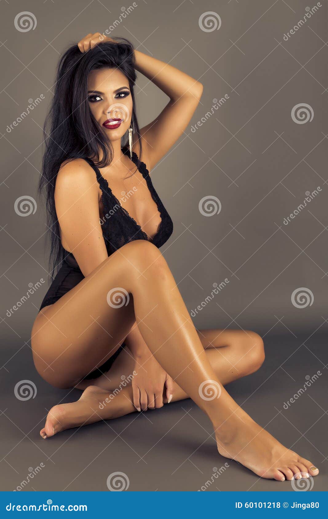 stock photo gorgeous latin young woman