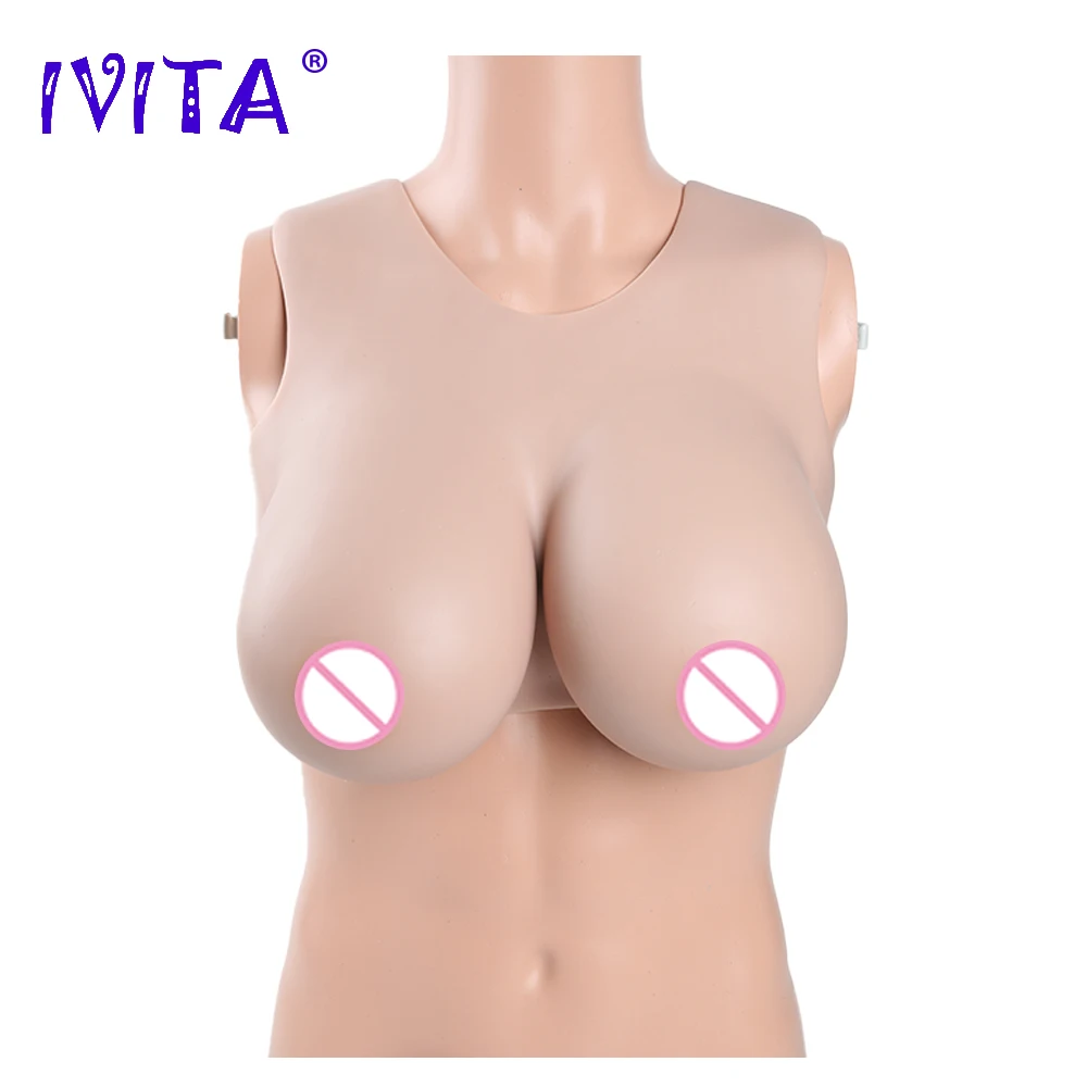 ivita artificial silicone breast form fake