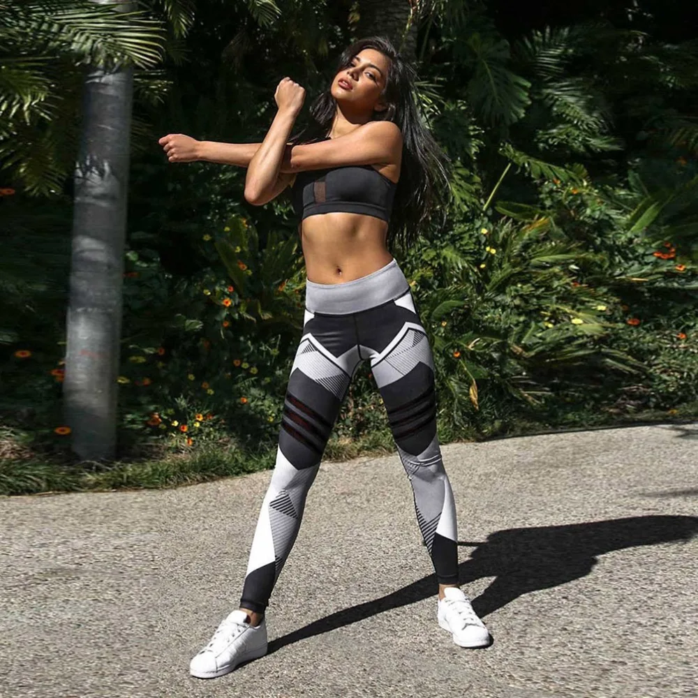 multitype elastic fitness leggings smart shop