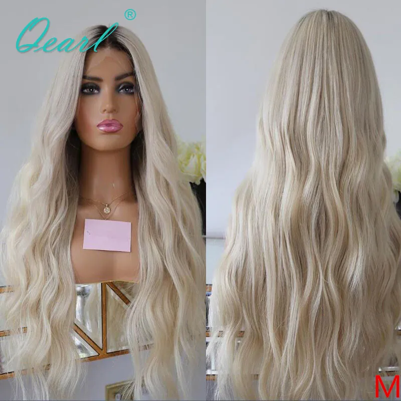 platinum blonde lace front wig frontal