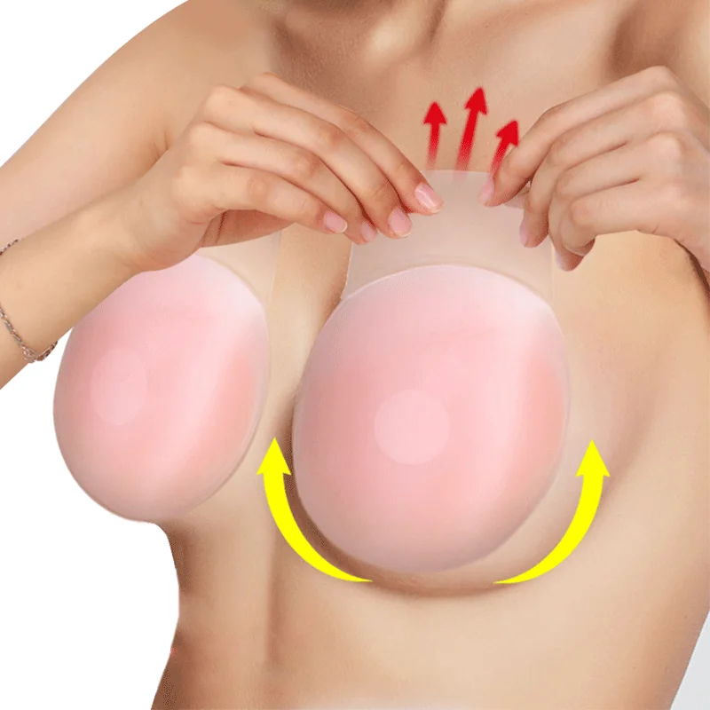 silicone push up invisible bra adhesive