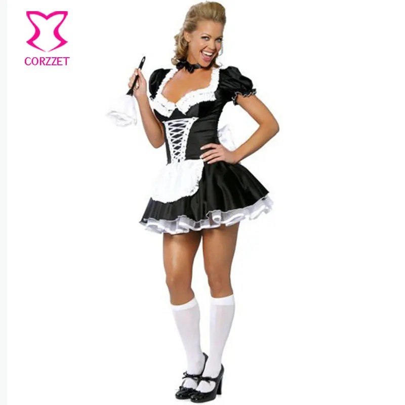 adults lolita sexy french maid cosplay