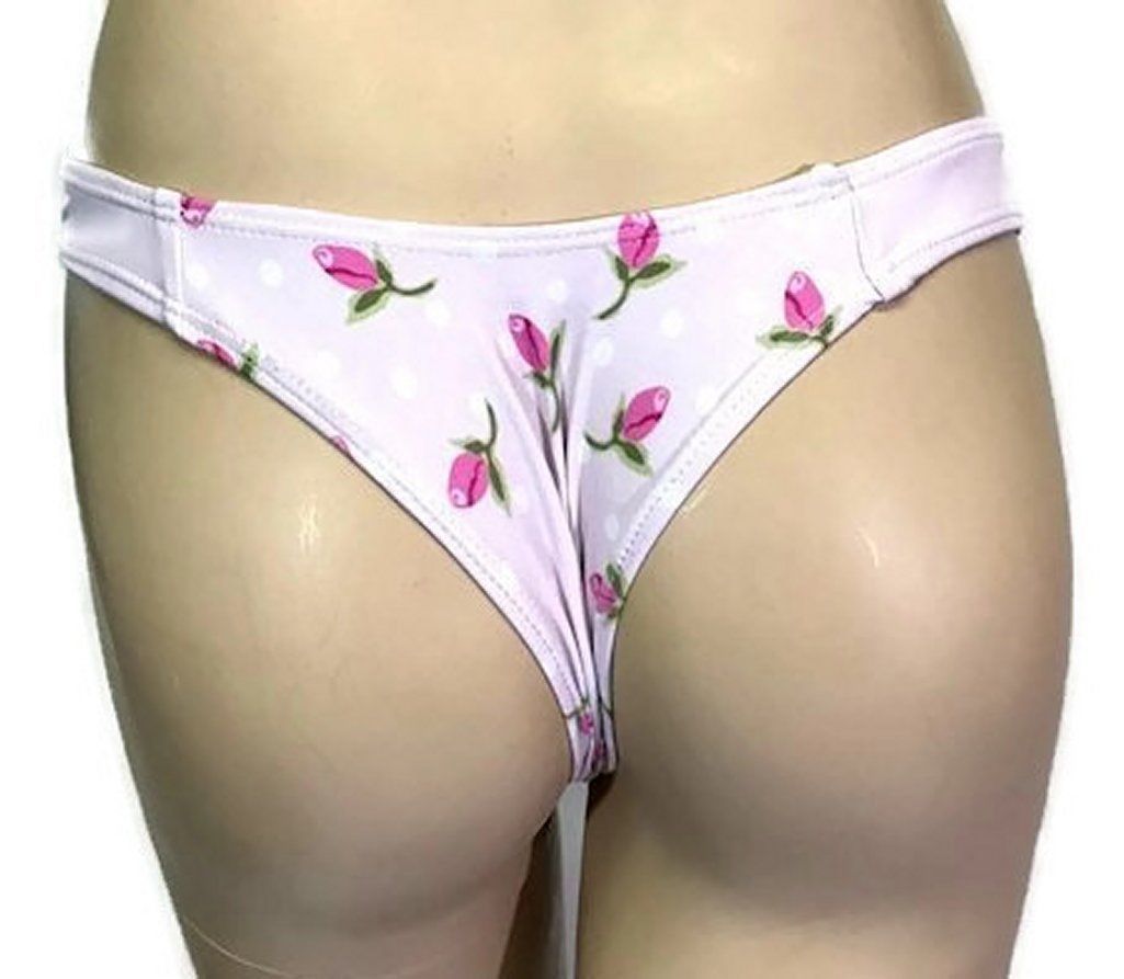 crossdresser hiding gaff panty pink made