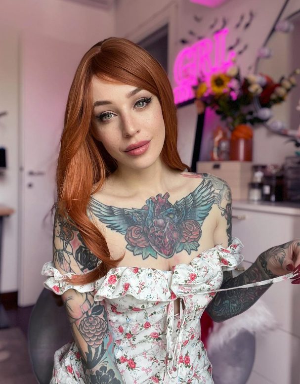 discover the of tattooed model who